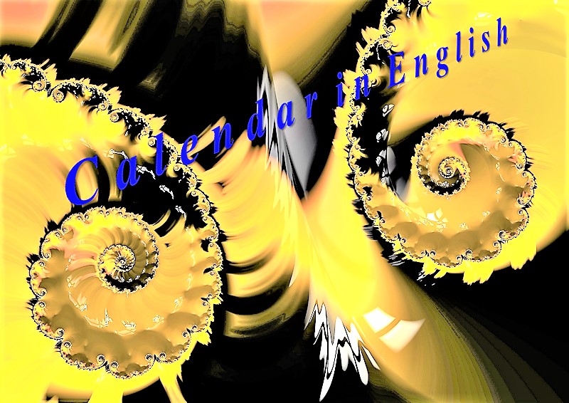 Calendar 12 month in A4 with cover