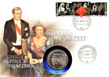 Knigin Beatrix & Prinz Claus - Silberhochzeit 11.03.1991