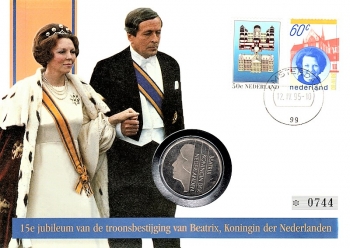 15e jubileum van de troonsbestijging van Beatrix - Thronbesteigung 12.04.1995