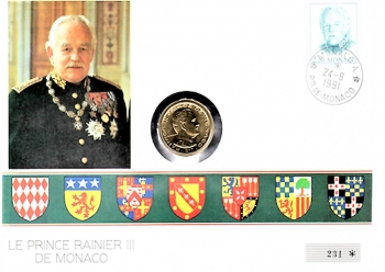 Rainier III de Monaco - Frstentum Monaco - 24.09.1991