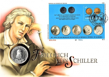 Friedrich von Schiller - Bolivien 30.04.1993 - selten