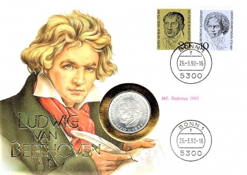 Ludwig van Beethoven - 125. Todestag 1992 - Bonn 26.03.1992