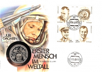 Juri Gagarin - Erster Mensch im Weltall - 30. Jahrestag 1991