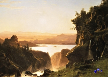 Albert Bierstadt - Hochwertiger Kunstdruck - Landschaft 4