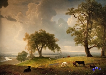 Albert Bierstadt - Hochwertiger Kunstdruck - Landschaft 3