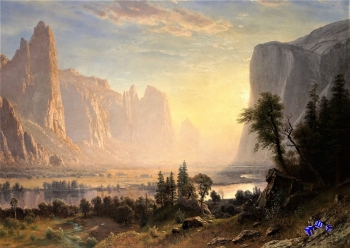 Albert Bierstadt - Hochwertiger Kunstdruck - Landschaft 5