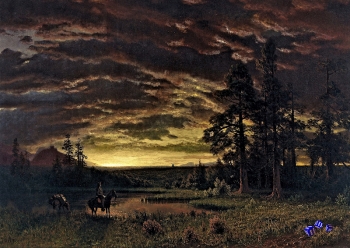 Albert Bierstadt - Hochwertiger Kunstdruck - Landschaft 12