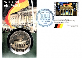 Wir sind ein Volk - Marshall Islands Fist Day 03.10.1990