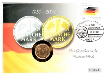 Gedenken an Deutsche Mark - Frankfurt am Main 10.03.2001