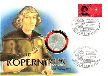 Nikolaus Kopernikus - 450. Todestag 1993 Heppenheim 25.04.1993