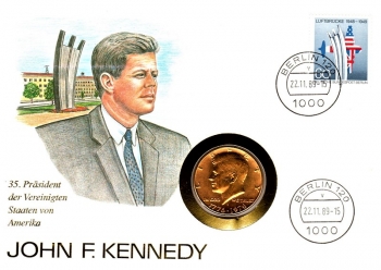 John F. Kennedy - 35. Prsident der USA - Berlin 22.11.1989