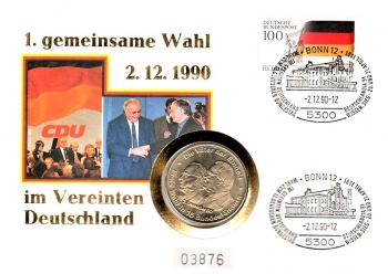 1. Gemeinsame Wahl - Vereintes Deutschland 02.12.1990