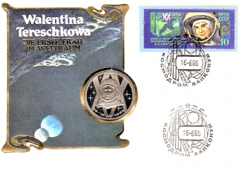 Walentina Tereschkowa - 1. Frau im Weltraum - 16. bis 19.06.1963