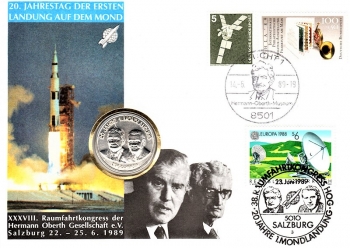 20. Jahrestag der ersten Landung auf dem Mond - Salzburg 28.06.1989