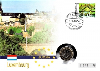 Luxemburg in Europa - 1000 Luxemburg 09.05.2004