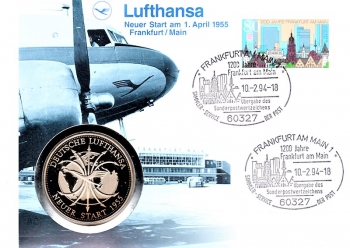 Lufthansa - Neuer Start am 01. April 1955 - Frankfurt 10.02.1994