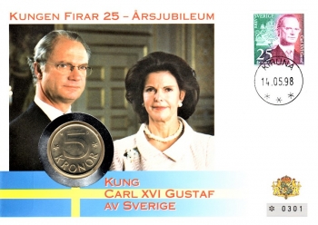 Knig Carl Gustaf XVI und Knigin Silvia - Kiruna 14.05.1998