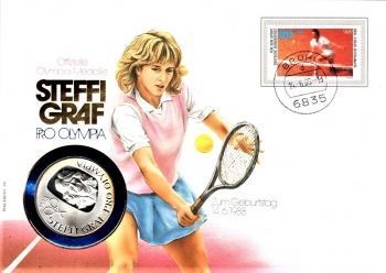 Steffi Graf - Zum Geburtstag 1988 - Brhl 14.06.1988