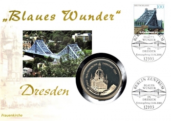 Brcke - Blaues Wunder Dresden 1893 - Berlin 13.04.2000