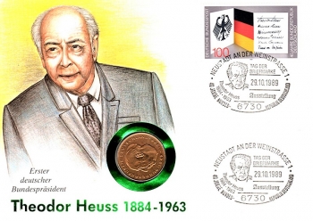 Theodor Heuss - Erster Bundesprsident - Neustadt 29.10.1989