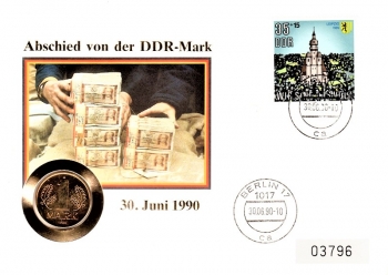 Abschied von der DDR Mark - 30. Juni 1990 - Berlin 30.06.1990