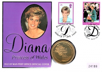 Diana - Princess of Wales - Isle of Man 01.07.1998