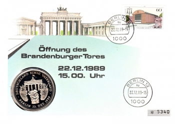 ffnung des Brandenburger Tores - 1000 Berlin 22.12.1989