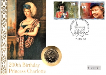 200th Birthday Princess Charlotte - Windsor Philatelic 07.01.1996