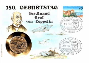 150. Geburtstag Ferdinand Graf von Zeppelin - Essen 09.10.1988