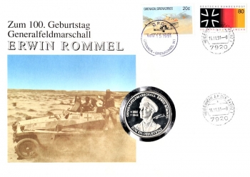Erwin Rommel - 100. Geburtstag - Grenada und Heidenheim 15.11.1991
