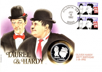 Laurel & Hardy - 100. Geburtstag Oliver Hardy - Atlanta 18.01.1992