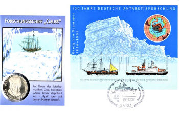 Maxi Brief - Forschungsschiff Gauss - Antarktis - Kiel 25.11.2001