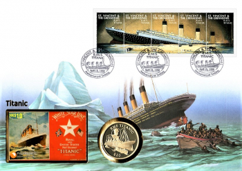 Maxi Brief - RMS Titanic - St. Vincent 15.04.1998