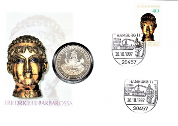 Kaiser Friedrich I. Barbarossa - 1122 bis 1190 - Hamburg 26.10.1997