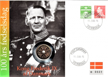 Knig Frederik IX. von Dnemark - Post Danmark 11.03.1999