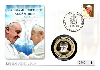 Zwei Ppste - Lumen Fidei 2013 - Vaticano 29.06.2013