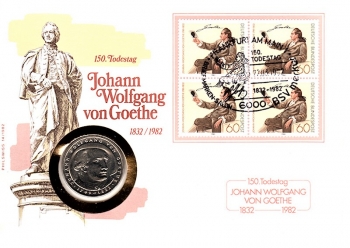Johann Wolfgang von Goethe - 150. Todestag - Frankfurt Main 1832 - 1982