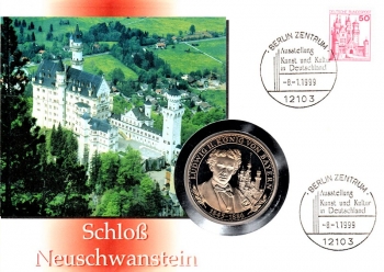 Schlo Neuschwanstein - Ludwig II - Berlin 08.01.1999