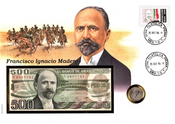 Maxi Brief - Staat Mexiko - F. I. Madero - 25.09.1996