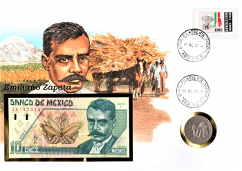 Maxi Brief - Staat Mexiko - Emiliano Zapata - 31.07.1997