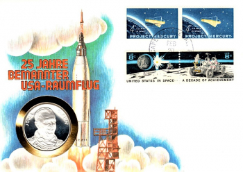 John Glenn - Erster Amerikaner im Weltall - 25. Jahrestag 20.02.1987