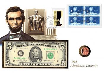 Maxi Brief - USA - Abraham Lincoln - Washington DC 30.07.1992