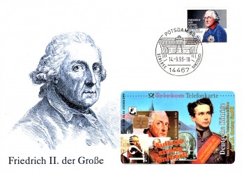 Friedrich II. der Groe - Potsdam Sanssouci 14.09.1993