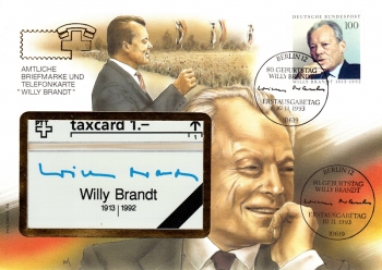 Willy Brandt - 1913 bis 1992 - Berlin 10.11.1993