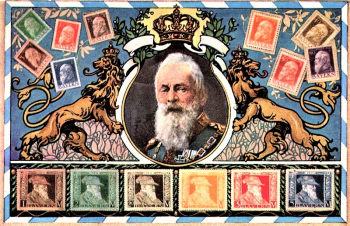 Prinz-Regent Luitpold von Bayern - Postkarte Mnchen 12 - 12.12.1912