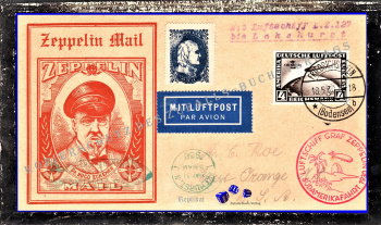 Zeppelin Drucksache - 1. S�damerikafahrt - 18.05.1930 bis 31.05.1930 - Replikat