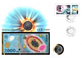Maxi Brief - Staat Rumnien - Sonnenfinsternis - Rumnien 11.08.1999