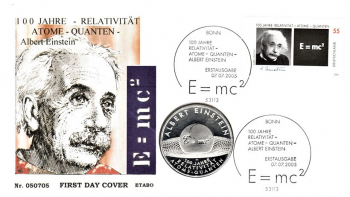 Albert Einstein - 100 Jahre Relativitt - Bonn 07.07.2005 - selten