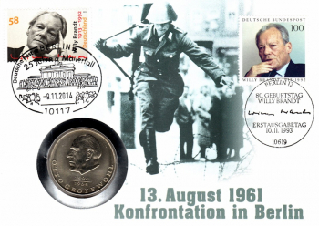 13. August 1961 - Konfrontation in Berlin - Berlin 10.11.1993 und 09.11.2014