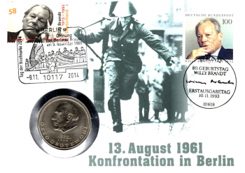 13. August 1961 - Konfrontation in Berlin - Berlin 10.11.1993 und 09.11.2014